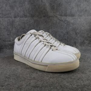 K Swiss Shoes Womens 10 Sneaker Athletic Trainer Classic 66 White Lace Up Casual